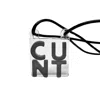 Studio Syg Women's Black Cunt Necklace