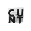 Studio Syg Women's Black Cunt Ring