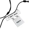 Studio Syg Women's Black I Don't Know. Maybe? Necklace