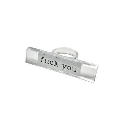 Studio Syg Women's Fuck You Ring