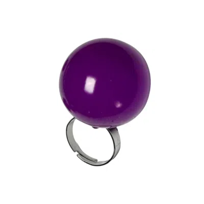 Studio Syg Women's Pink / Purple Big Neon Purple Ring