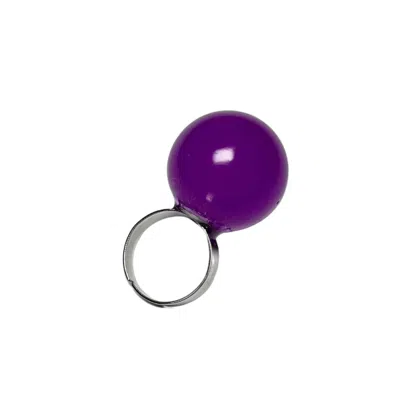 Studio Syg Women's Pink / Purple Medium Neon Purple Ring