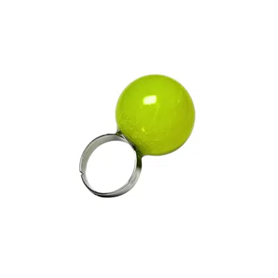 Studio Syg Women's Yellow / Orange Medium Neon Yellow Ring