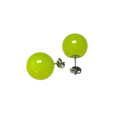 Studio Syg Women's Yellow / Orange Neon Yellow Earrings
