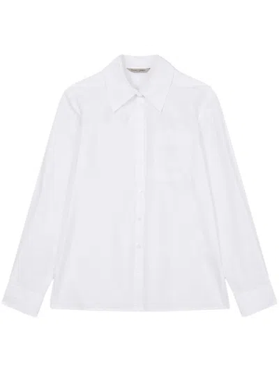 Studio Tomboy Basic Cotton Shirt In White