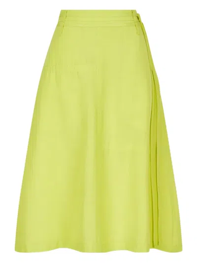 Studio Tomboy Belted A-line Skirt