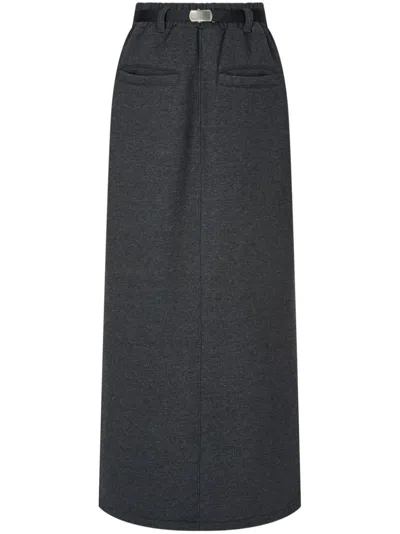 STUDIO TOMBOY BELTED FRENCH-TERRY TROUSERS