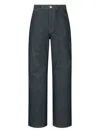 Studio Tomboy Bootcut Denim Trousers In Blue