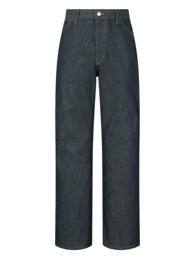 Studio Tomboy Bootcut Denim Trousers In Blue