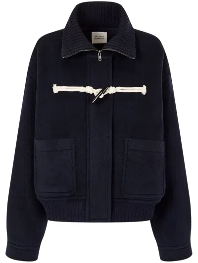 Studio Tomboy Brushed-finish Jacket In 蓝色