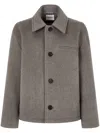 Studio Tomboy Brushed-finish Jacket In Grey
