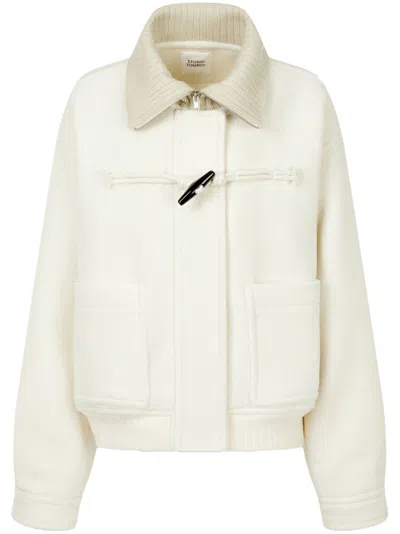 Studio Tomboy Brushed-finish Jacket In Neutrals