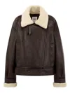 Studio Tomboy Buckle-detail Jacket In Brown