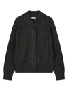 Studio Tomboy Button-fastening Cardigan In Black