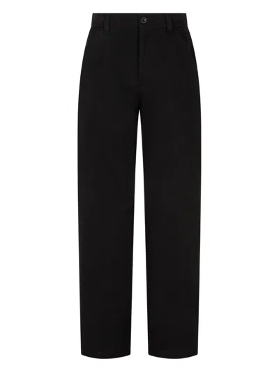 Studio Tomboy Button-fly Pants In Black