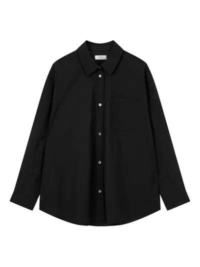 Studio Tomboy Button-up Shirt In Black