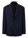 Studio Tomboy Buttoned Single-breasted Blazer In Blue