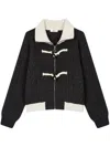 Studio Tomboy Cable-knit Cardigan In Grey