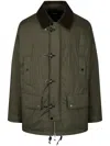 Studio Tomboy Carabiner Mid-length Down Coat In Green