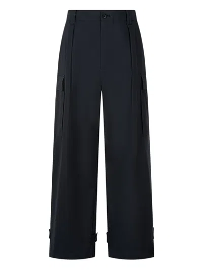 Studio Tomboy Cargo-pockets Trousers In Black