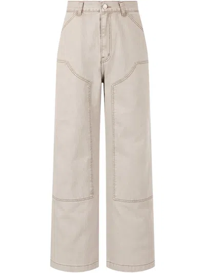 Studio Tomboy Carpenter Trousers In Neutrals