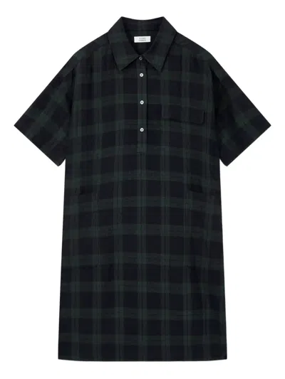 Studio Tomboy Checked Patch-pocket Dress In Multi