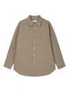 Studio Tomboy Checked Shirt In Brown