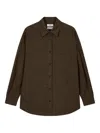Studio Tomboy Checked Shirt In Brown