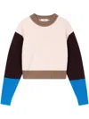 Studio Tomboy Colour-block Jumper In 中性色