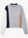 Studio Tomboy Colour-block Cardigan In 灰色