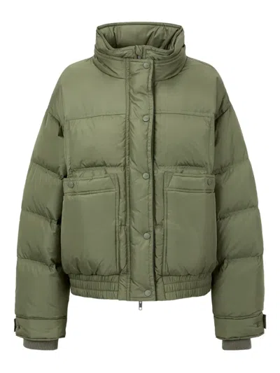 Studio Tomboy Concealed-hood Down Jacket In Gray