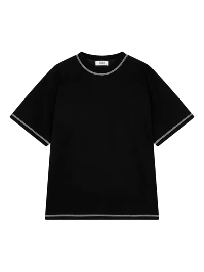 Studio Tomboy Contrast-stitched Graphic T-shirt