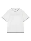 Studio Tomboy Contrasting-trim T-shirt