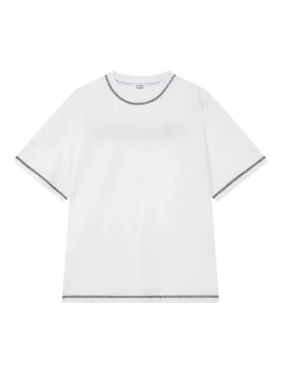 Studio Tomboy Contrasting-trim T-shirt