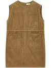 Studio Tomboy Corduroy Dress In 褐色