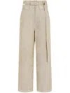 Studio Tomboy Corduroy Press-creased Trousers In Neutrals