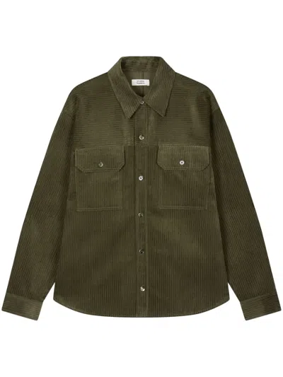 Studio Tomboy Corduroy Shirt In 绿色