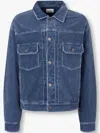 Studio Tomboy Corduroy Shirt Jacket In 蓝色