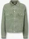 Studio Tomboy Corduroy Shirt Jacket In 绿色