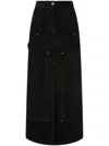 Studio Tomboy Corduroy Skirt In 黑色