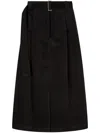 Studio Tomboy Corduroy Skirt In Black