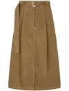 Studio Tomboy Corduroy Skirt In Brown