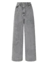 Studio Tomboy Corduroy Wide-leg Jeans In Gray