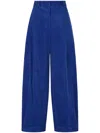 Studio Tomboy Corduroy Wide-leg Trousers In Blue