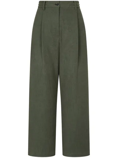 STUDIO TOMBOY COTTON-BLEND DRAWSTRING PANTS