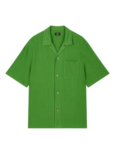 Studio Tomboy Cotton-blend Shirt In Green