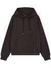 Studio Tomboy Cotton Hoodie In Brown