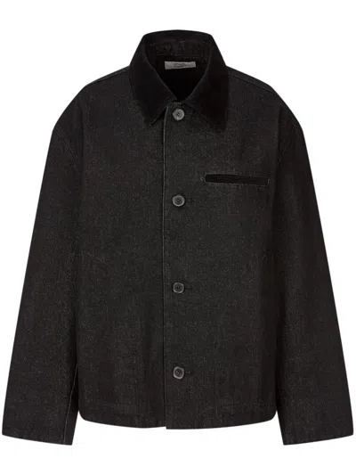 Studio Tomboy Cotton Jacket In Black