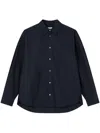 Studio Tomboy Cotton Shirt In Blue