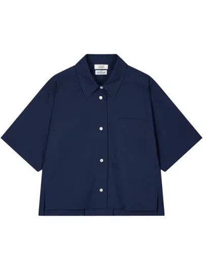Studio Tomboy Cotton Shirt In Blue